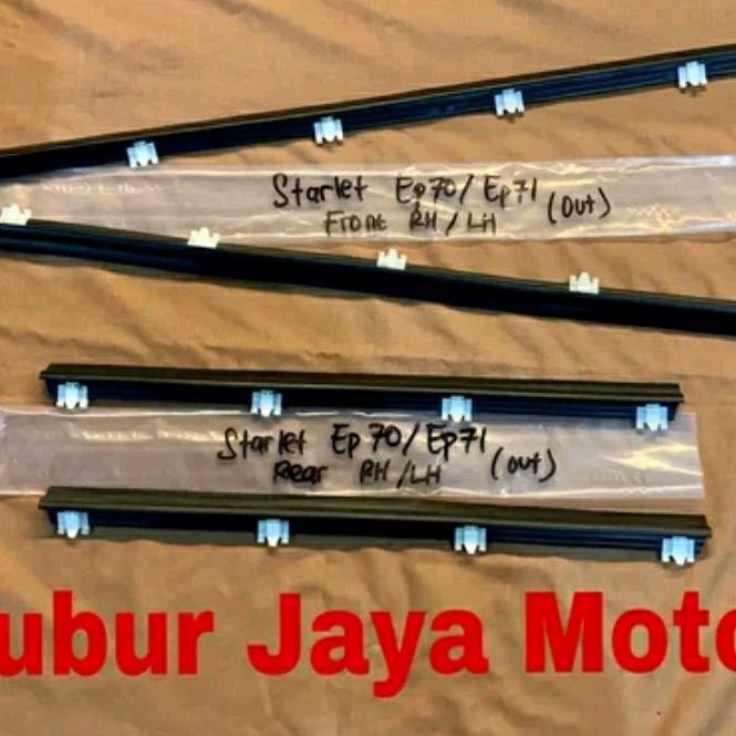 Jual Karet Pelipit Kaca Luar Toyota Starlet Kotak Ep Ep Pcs