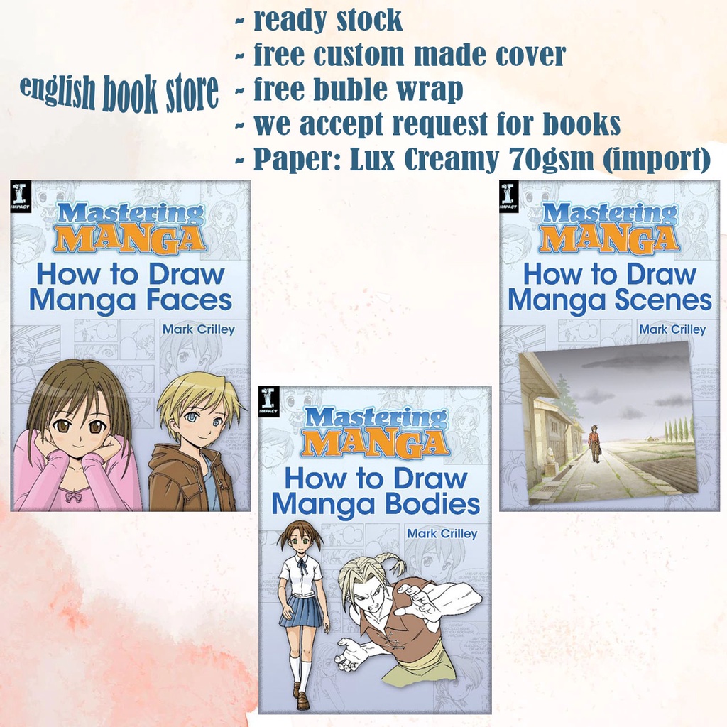 Jual Mastering Manga, How To Draw Manga Faces Mastering Manga, How To ...