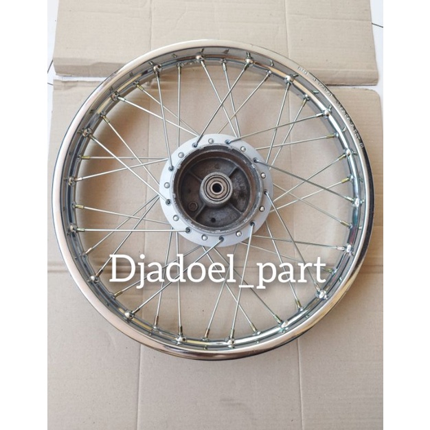 Jual Velg Pelg Jari Jari Set Tromol Depan Dan Belakang Honda Supra X ...