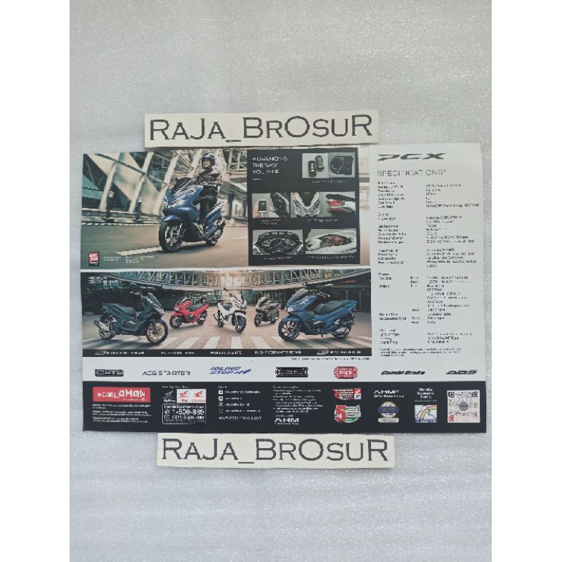 Jual Poster brosur Honda PCX timbal balik | Shopee Indonesia