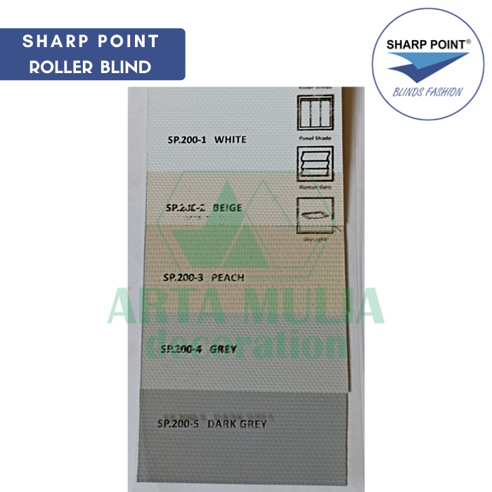 Jual Vertical Blind Sharp Point Blackout 100% Tirai Rumah Kantor Tirai ...