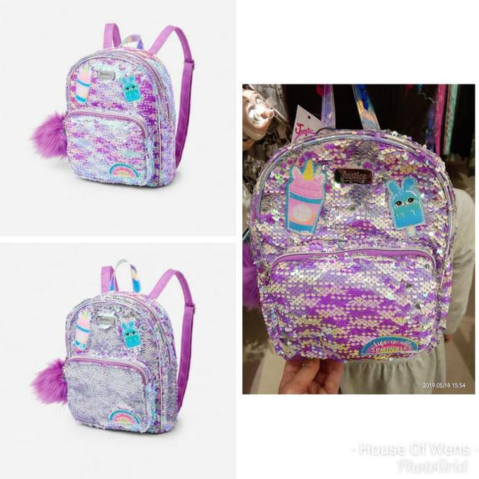 Jual JUSTICE SWEAT TREAT FLIP SEQUIN MINI BACKPACK - TAS JUSTICE ...