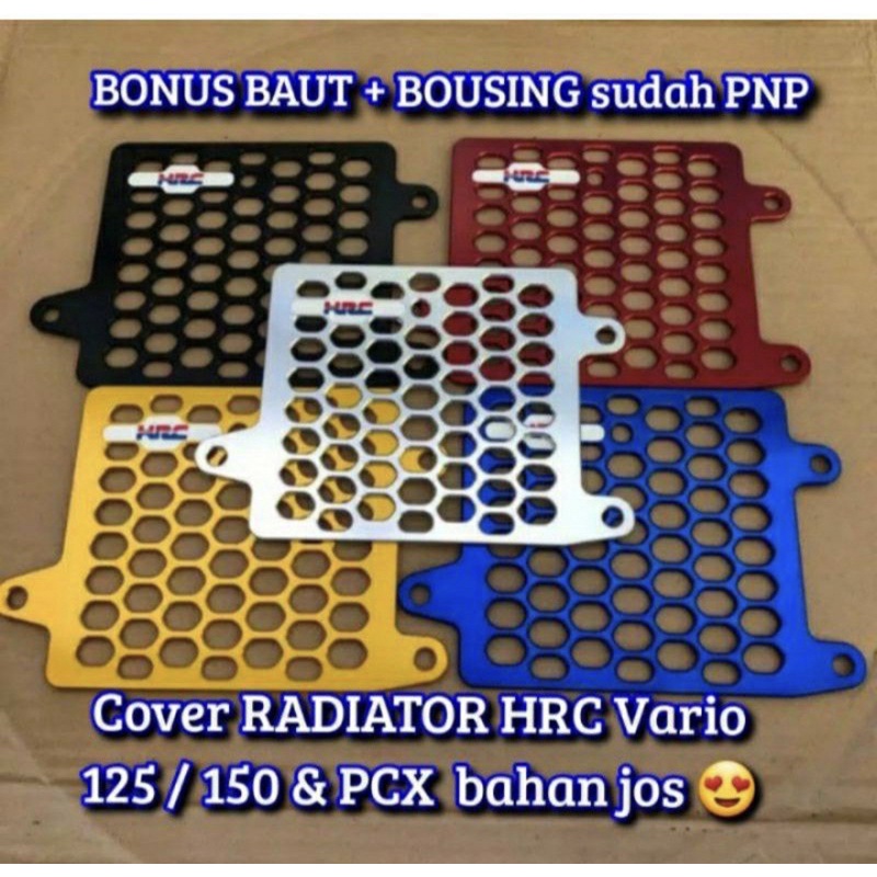 Jual Cover Tutup Radiator Pcx Vario 125 Vario 150 Cnc Shopee Indonesia