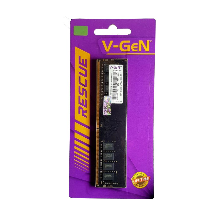 Jual RAM PC V-GeN RESCUE DDR4 4GB PC-25600 3200Mhz memori Long Dimm ...