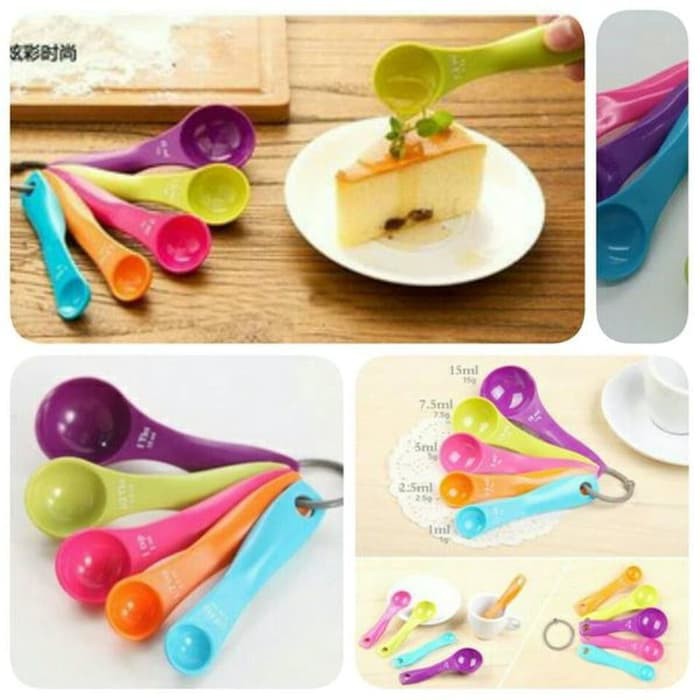 Jual Sendok Takar Ukur Mini Kecil Warna Warni Teman Masak Rasa Enak Lezat Shopee Indonesia 2797