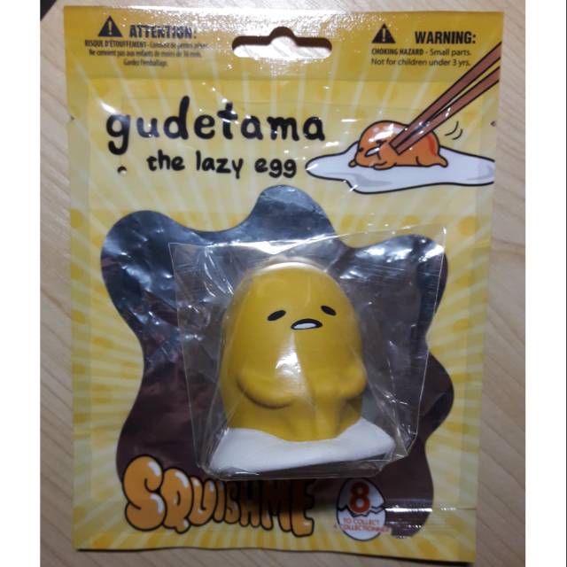 Jual Squishy Gudetama The Lazy Egg Squishme Licensed Sanrio Usa Rare