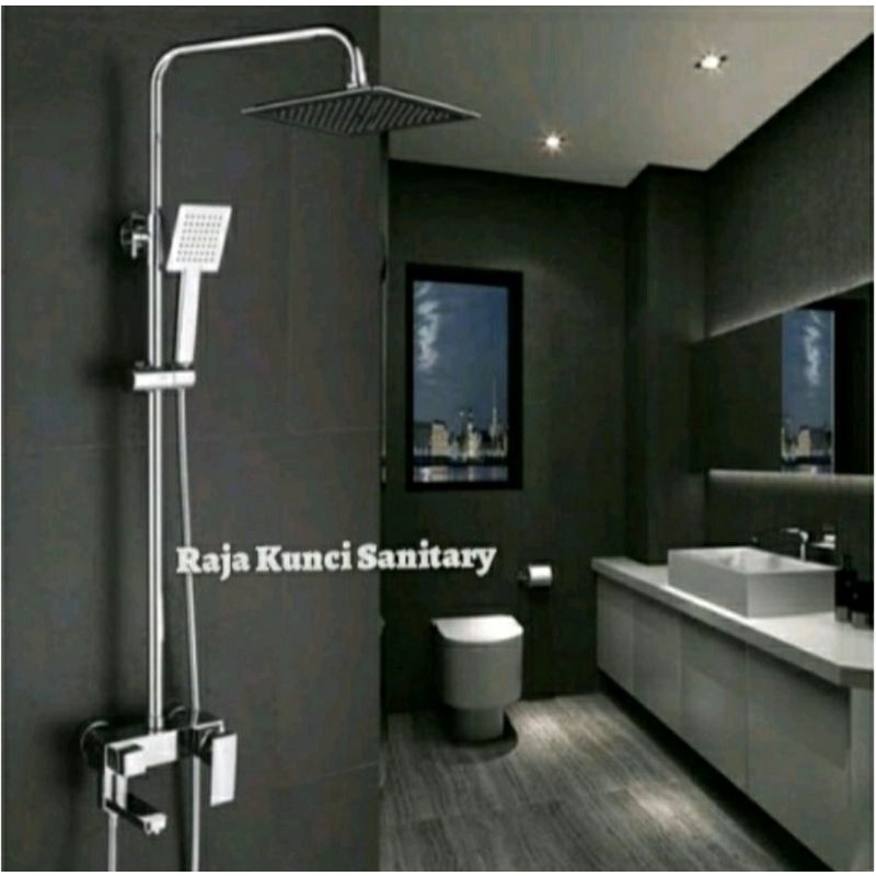 Jual Shower Tiang Column Panas Dingin FSD K002/K013 Kotak Minimalis ...