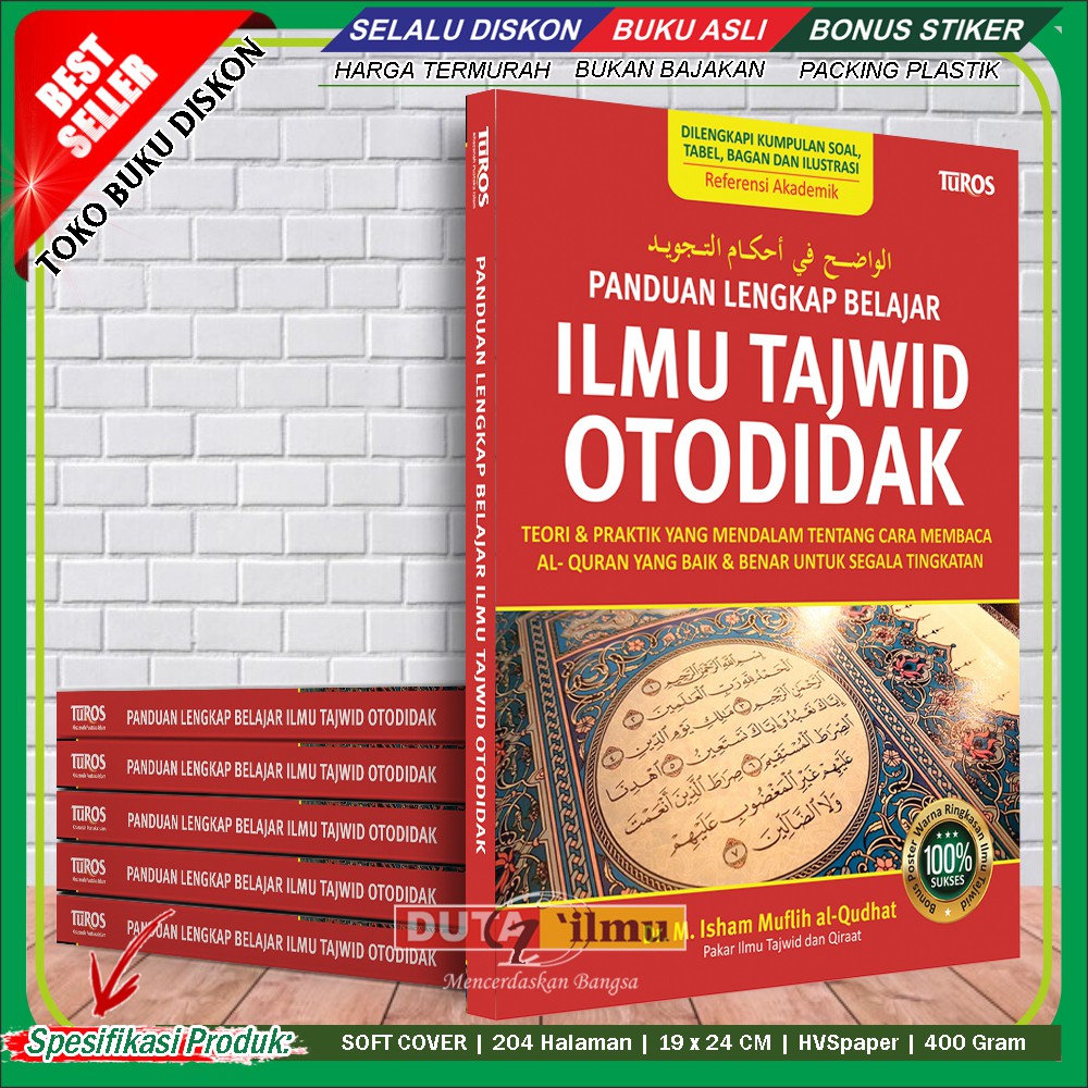 Jual Panduan Lengkap Belajar Ilmu Tajwid Otodidak | Shopee Indonesia