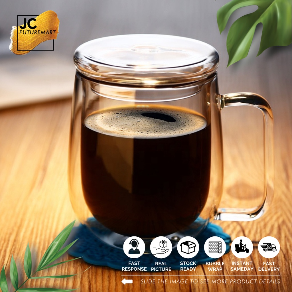 Jual Glass Can Gelas Minum Kaca Bening Aesthetic Homecafe Tea Coffee Cup -  Kab. Tangerang - Inka-shop