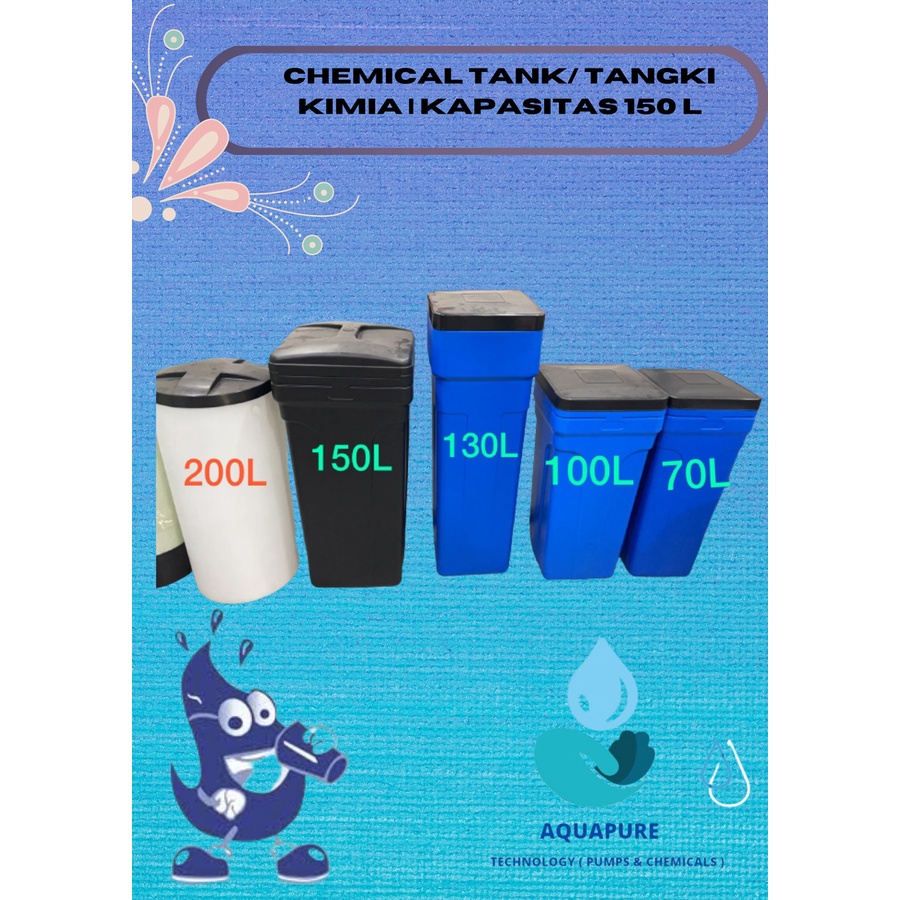 Jual Chemical Tank/ Tangki Kimia | Kapasitas 150 L | Shopee Indonesia