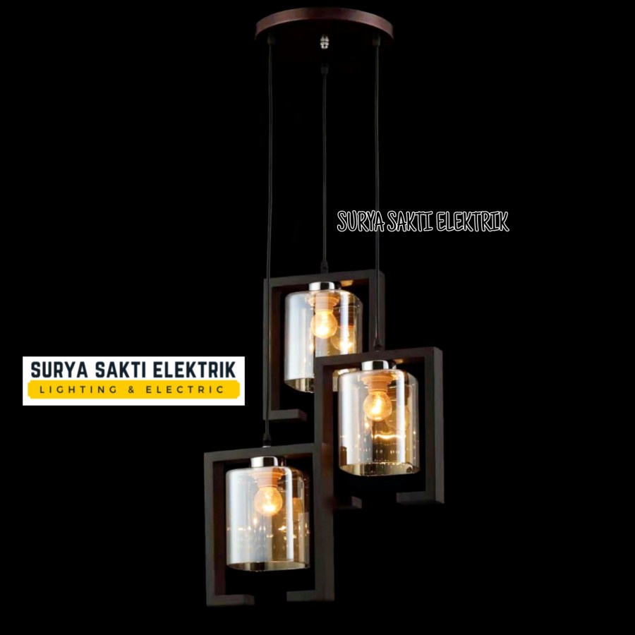 Jual LAMPU GANTUNG MINIMALIS RUANG TAMU MODERN RETRO HIAS RUANG MAKAN ...