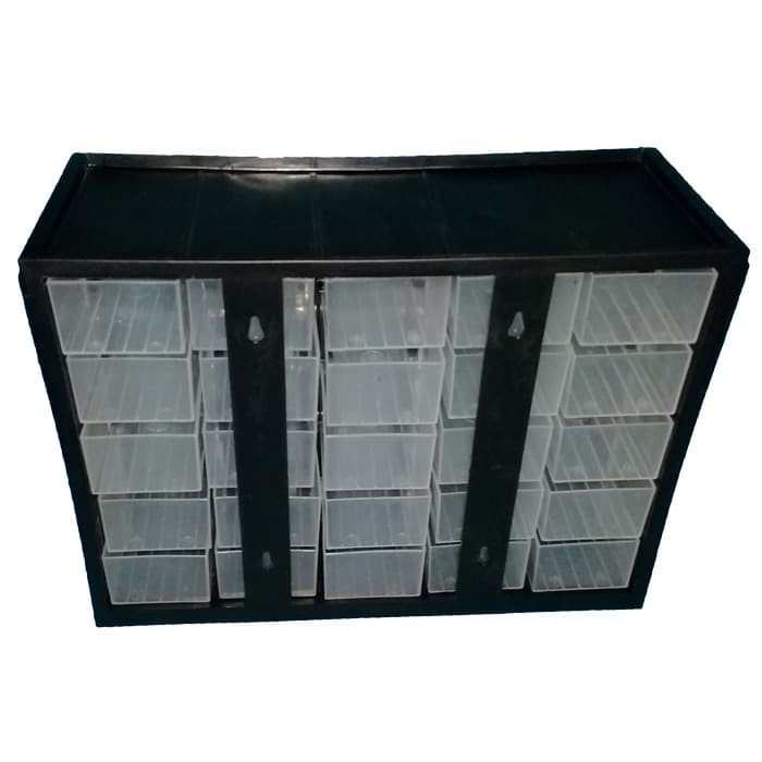 Jual Logan Rak Susun 25 Slot Plastik Rak Laci Penyimpanan | Shopee ...