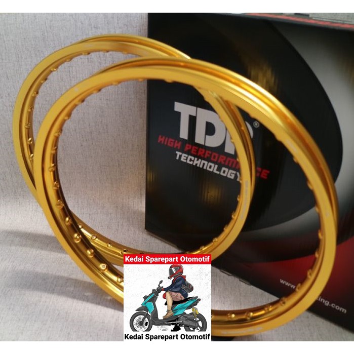 Jual Velg TDR WX Gold Set 17 x 140 140 Warna Emas Gold | Shopee Indonesia