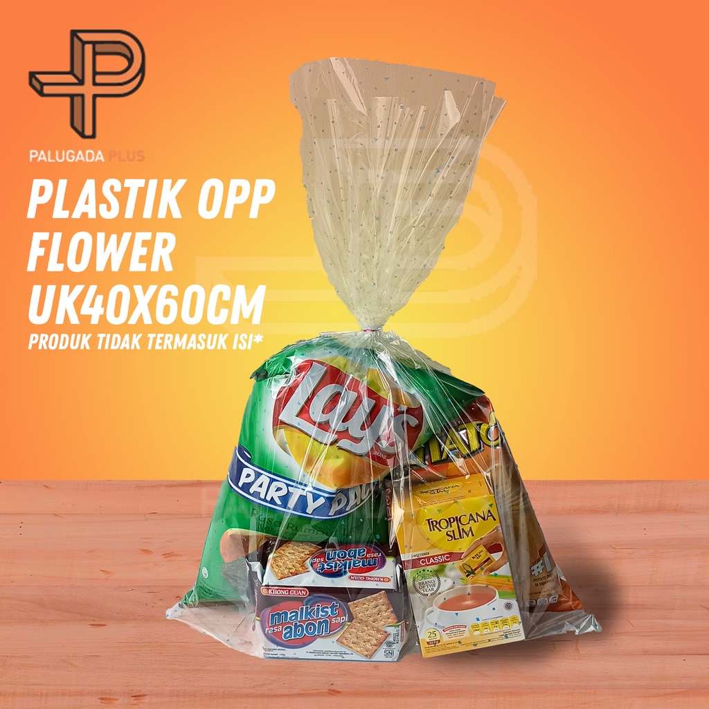 Jual PLASTIK OPP FLOWER / PLASTIK ULTAH 40x60 ISI 12 LEMBAR | Shopee ...