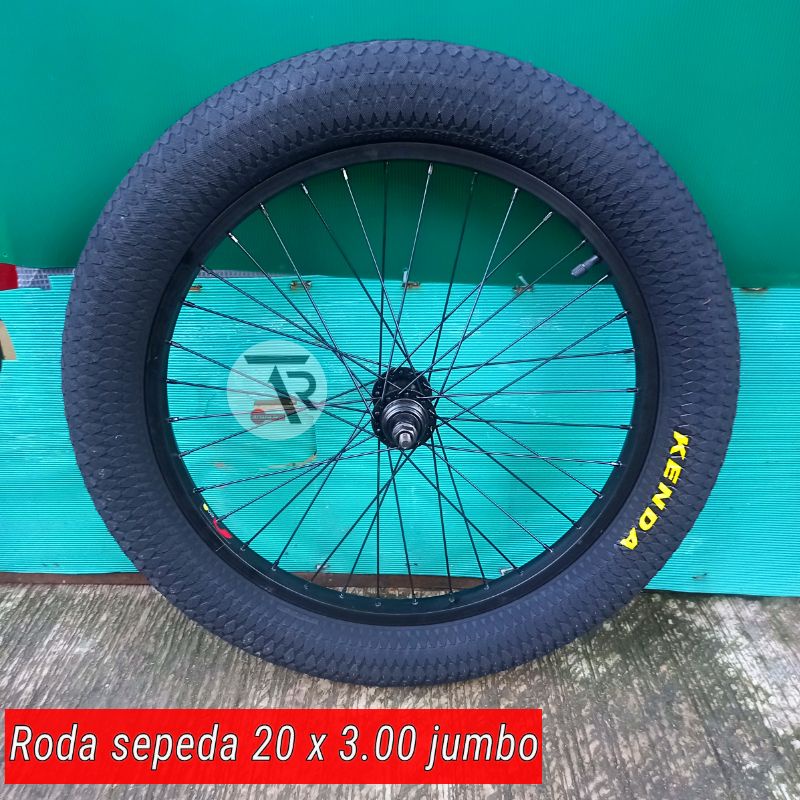 Jual Roda Sepeda Bmx Jumbo X Full Hitam Atau Velg Sepeda Siap Pakai Sudah Berikut Ban