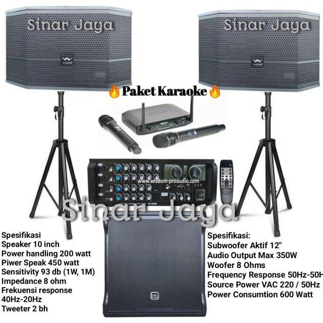 Sound best sale system karaoke