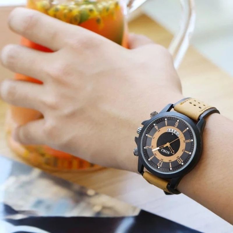 Jual Soki Millenials Jam Tangan Pria Arloji Pria Sporty Mens Watch SOKI ...