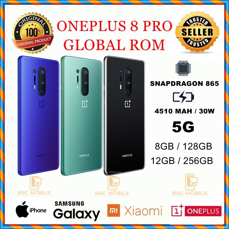 Jual ONEPLUS 8 PRO 5G - 8GB 128GB & 12GB 256GB - NEW | Shopee Indonesia