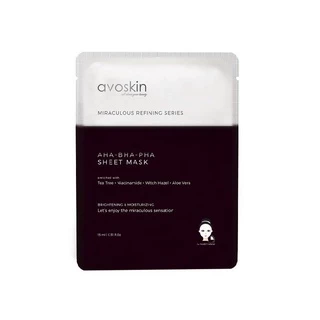 Jual avoskin miraculous refining aha-bha-pha sheet mask Harga Terbaik ...