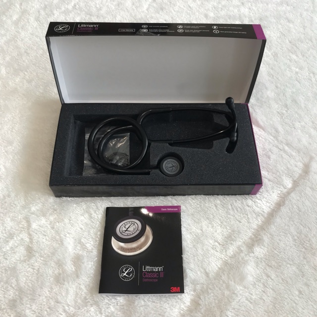 Jual Stetoskop Littmann Classic III Stethoscope Second FullBlack Hitam