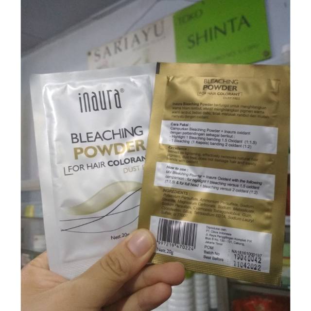 Jual Inaura Bleaching Powder 20gr | Shopee Indonesia