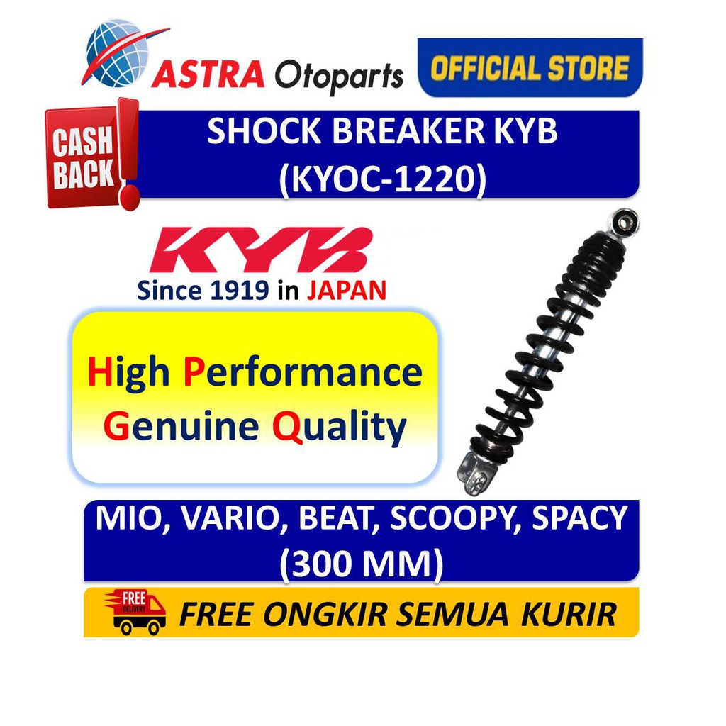 Jual Shock Breaker Kyb Kayaba Motor Mio Beat Vario Scoopy Karbu