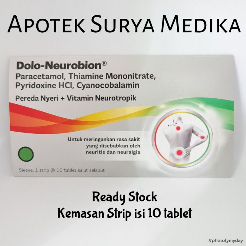 Jual Dolo Neurobion Tablet.Kemasan Strip Isi 10 Tablet. | Shopee Indonesia