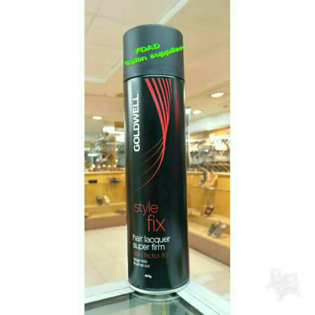 Jual HAIRSPRAY GOLDWELL 400gr style fix MEGA HOLD & Makarizo level 5 ...
