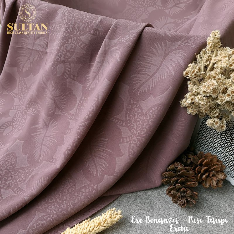 Jual Kain Abaya Sultan Exo Bonanza Emboss EXOTIC | Shopee Indonesia