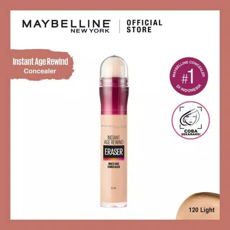 Jual Maybelline Instan Age Rewind Eraser Multi Use Concealer 6ml Shopee Indonesia