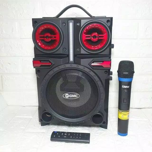 Jual COD SPAEKER BLUETOOTH WIRELESS 6'5 INCH GMC 897Q BUNUS MIC ...