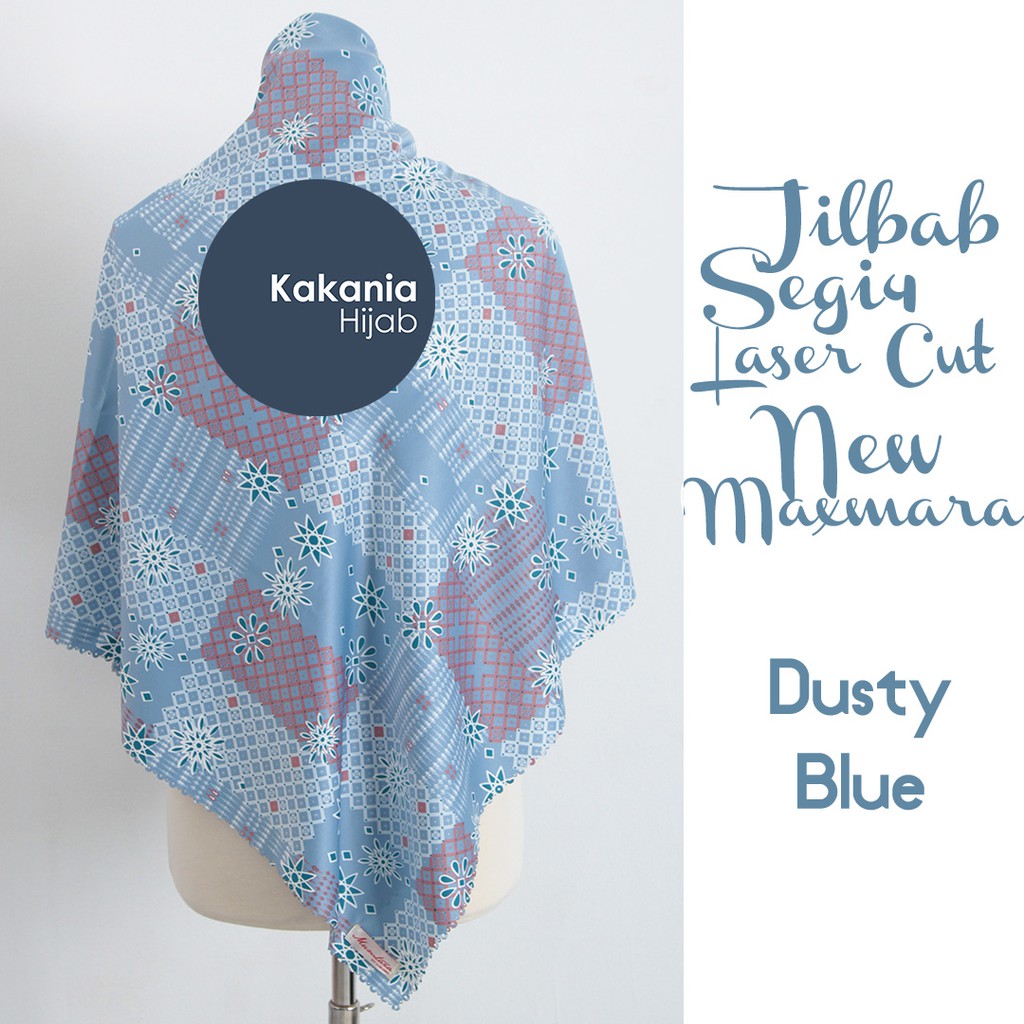 Jual Kakania Hijab Jilbab Segi4 Laser Cut New Maxmara Ria Miranda 120 ...