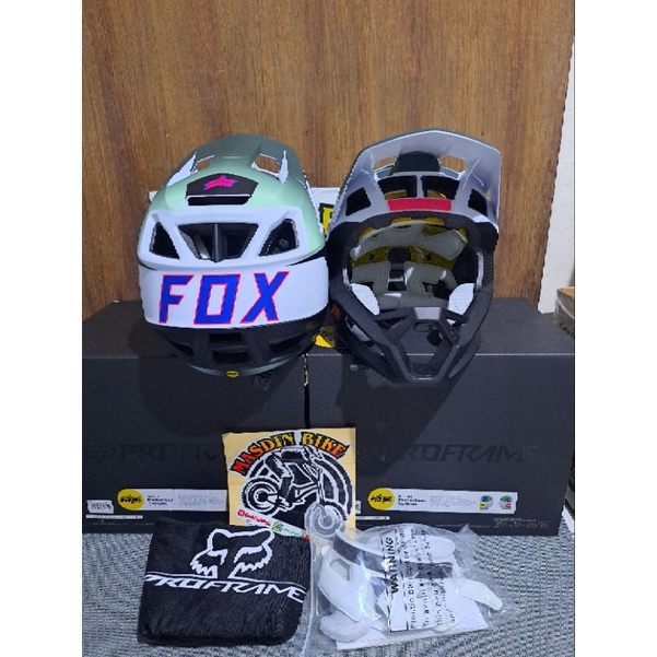 Jual Helm Sepeda Full Face FOX PROFRAME | Shopee Indonesia