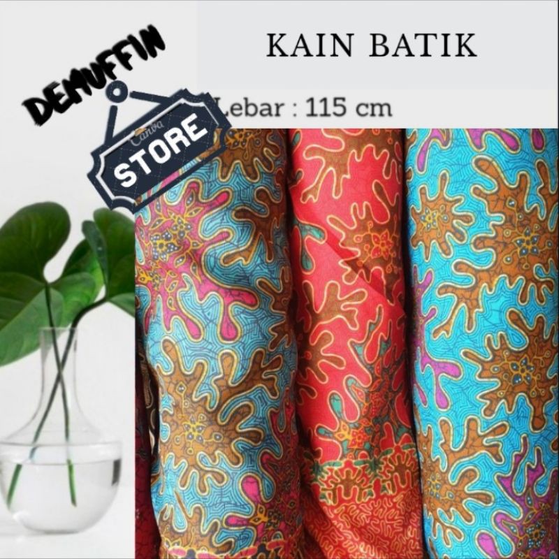 Jual KAIN BATIK SANWOS HALUS LICIN TIDAK KUSUT ADEM MURAH MOTIF BAGUS ...