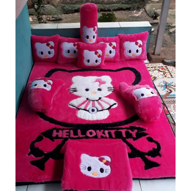 Jual KARPET HELLO KITTY PINK | Shopee Indonesia