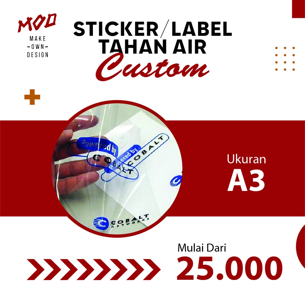 Sticker pvc deals