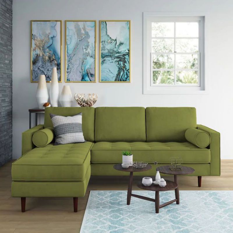 Jual Kursi Sofa Retro Model Sudut Seater Sofa Scandinavian Minimalis