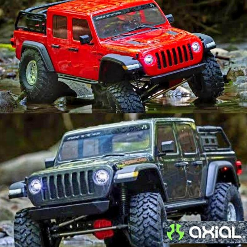 Jual Axial Scx Iii Jeep Jt Gladiator Rtr Wd Rock Crawler Grey W