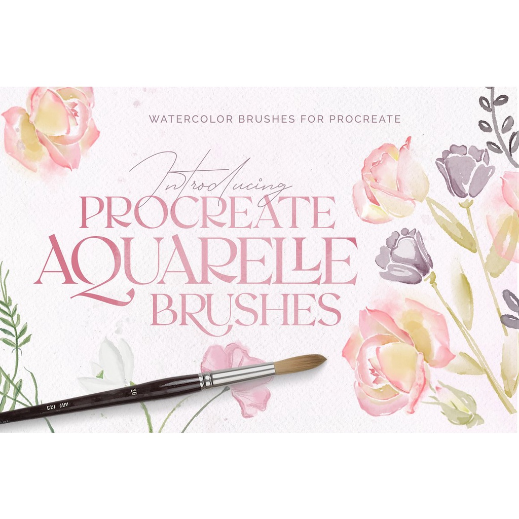Jual Procreate Brush - Aquarelle Brushes for Procreate | Shopee Indonesia