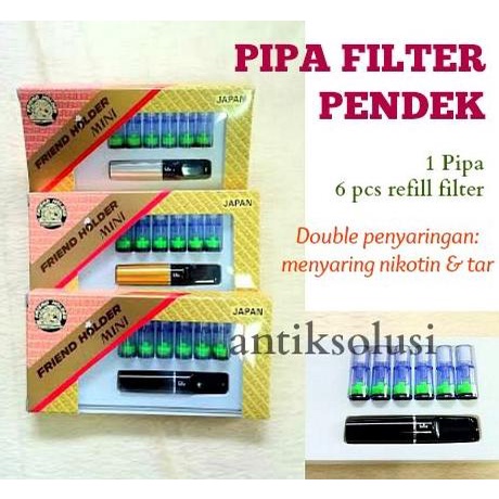 Jual PIPA ROKOK FILTER PENDEK | Shopee Indonesia