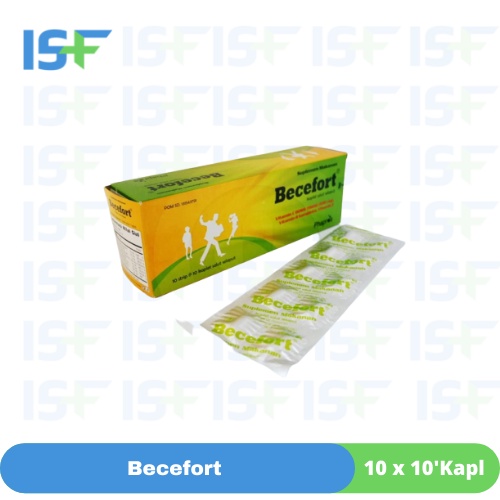 Jual ⭐ISF⭐Becefort - 10 X 10'Kapl - Suplemen - Multivitamin - Vitamin C ...