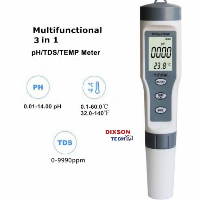 Jual Alat Ukur Digital Kualitas Air Ph Tds Temp In Ez Ez