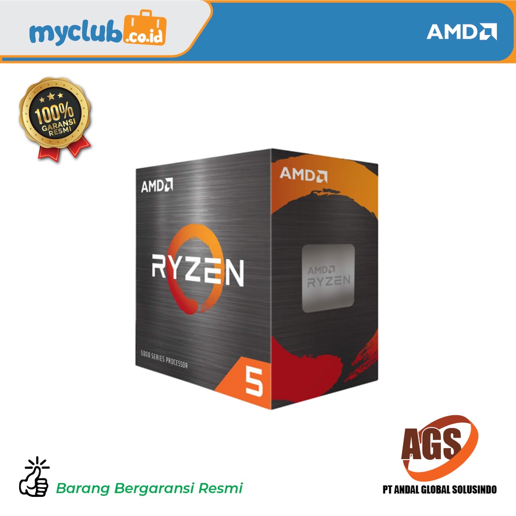 Jual AMD CPU Processor RYZEN 5 5600 Wraight Stealth Cooler | Shopee ...