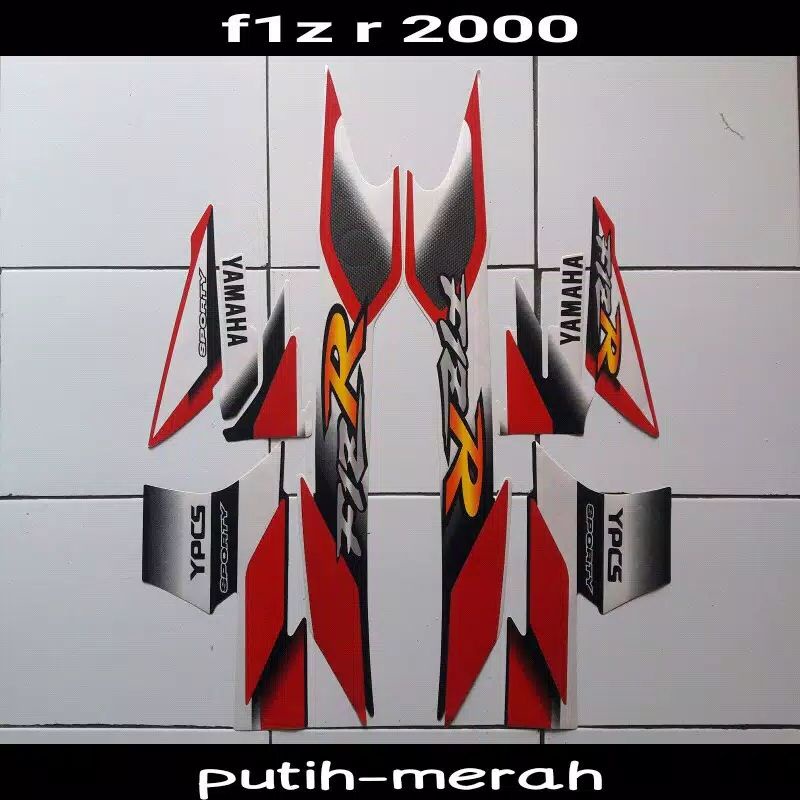 Jual Stripping Sticker Lis Motor Standar Yamaha Fiz R Tahun 2000 Warna ...