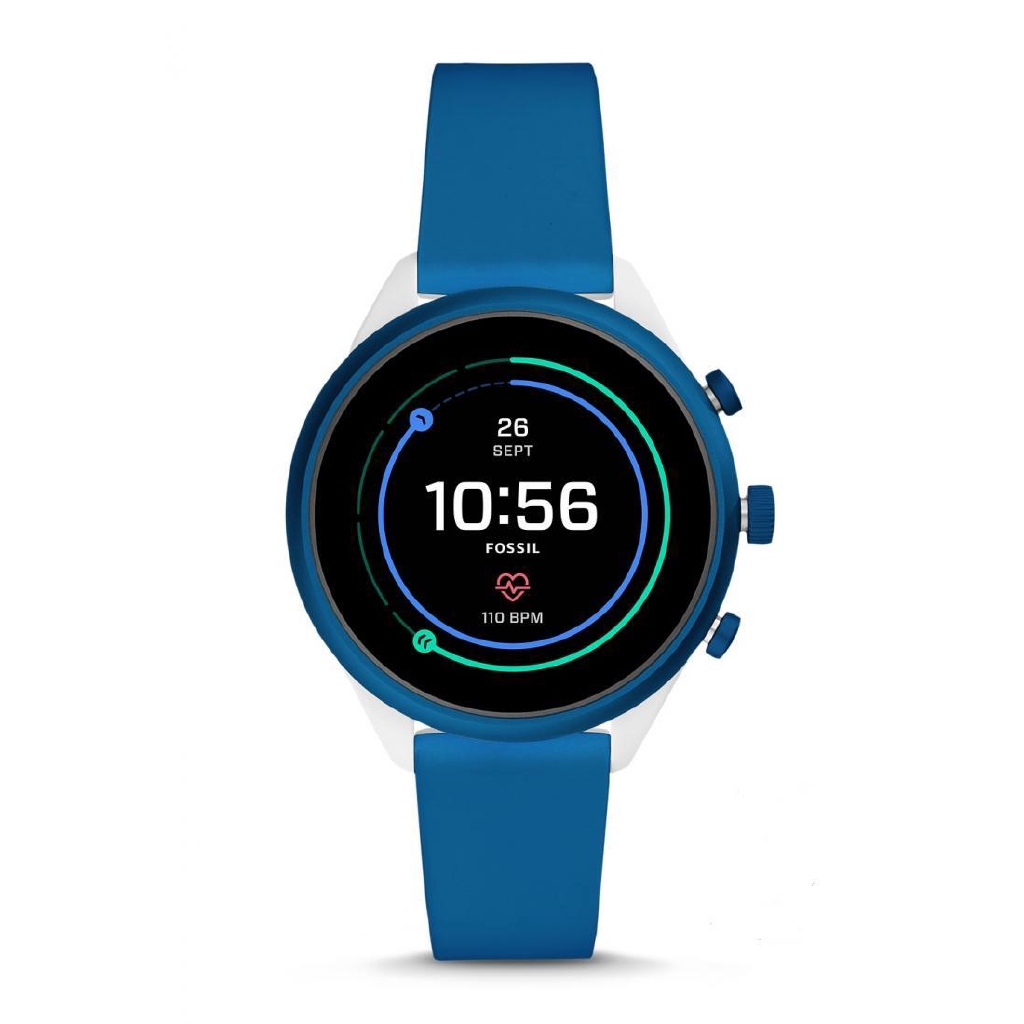 Jual Fossil Gen 4 Sport Smartwatch 41Mm Blue Silicone Jam Tangan Wanita FTW6051 Shopee Indonesia