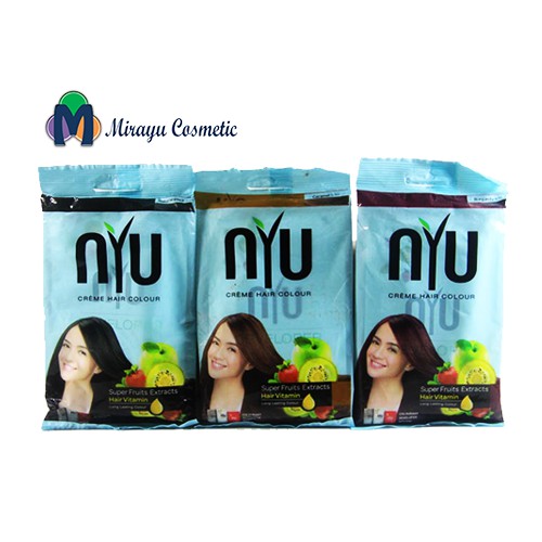 Jual NYU Hair Color Creme Sachet Cat Rambut Pewarna Rambut | Shopee ...
