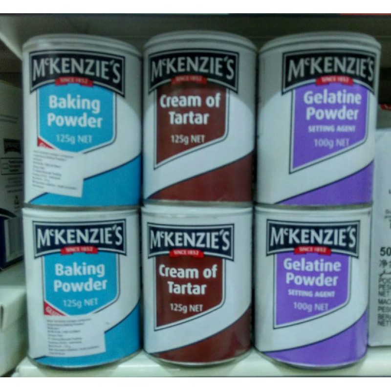 Jual MCKENZIE'S BAKING POWDER 125 GR (TERSEDIA 3 VARIAN) Shopee Indonesia