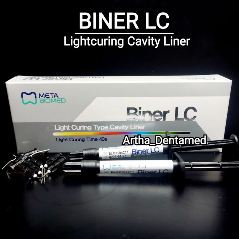 Jual CAVITY LINER LIGHT CURE BINER LC ( 2 Gram/ syringe ) Shopee