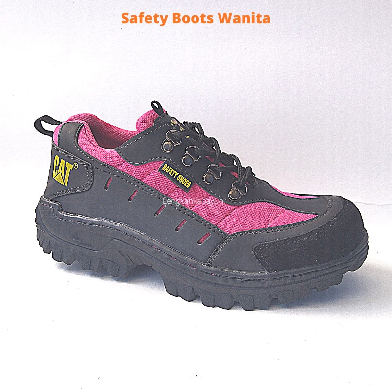 Jual Sepatu Safety Wanita Ujung Besi Murah Model Boots Cewek Sefty