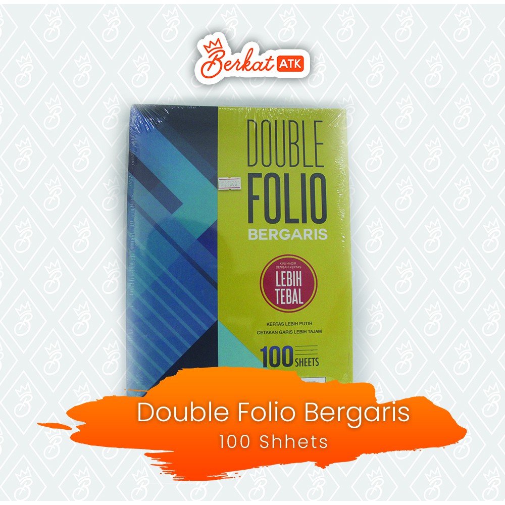 Jual Kertas Double Folio Bergaris - 100 Lembar | Shopee Indonesia